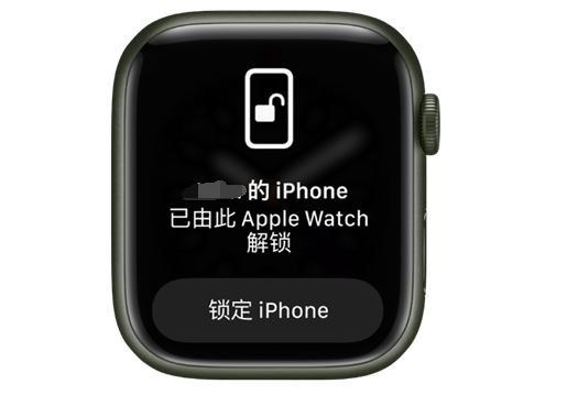 龙亭苹果手机维修分享用 AppleWatch 解锁配备面容 ID 的 iPhone方法 